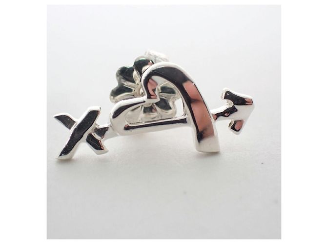 Autre Marque Orecchini Tiffany & Co. 925 Loving Heart Arrow Kiss - vista 7