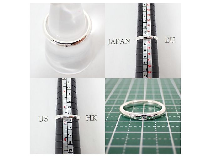 Autre Marque Anello fede con diamanti Tiffany & Co. 925 Stacking Band - vista 11
