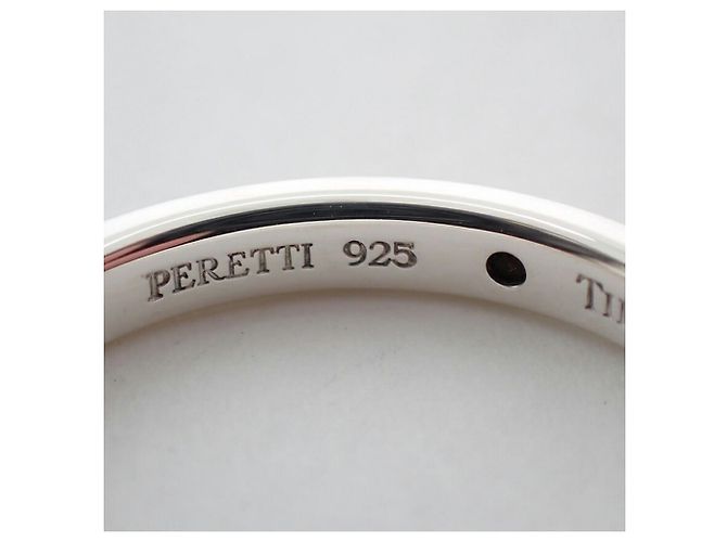 Autre Marque Anello fede con diamanti Tiffany & Co. 925 Stacking Band - vista 9