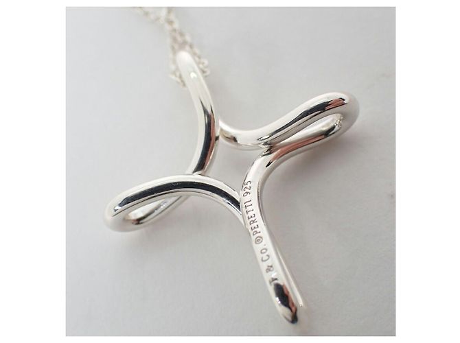 Autre Marque Tiffany & Co. Pendente lungo Croce Infinity 925 - vista 6