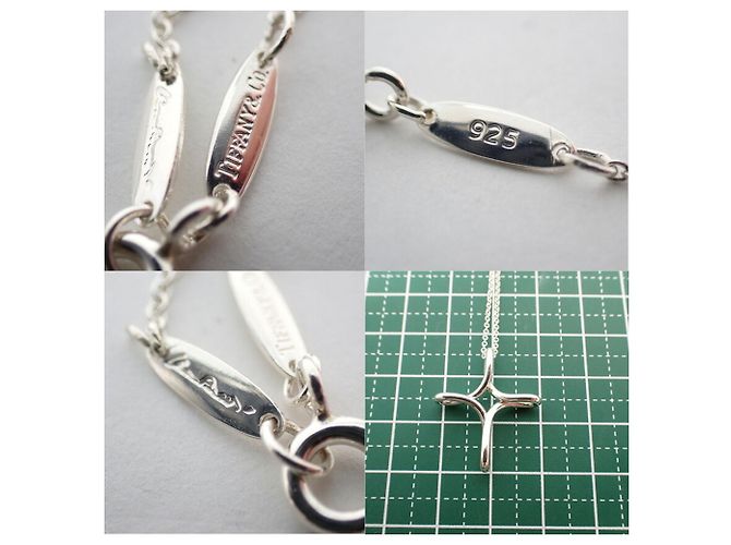 Autre Marque Tiffany & Co. Pendente lungo Croce Infinity 925 - vista 9