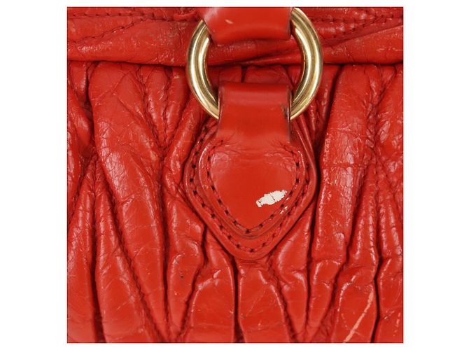 Miu Miu Coffer Convertible Satchel Matelasse Leder Medium - Ansicht 3