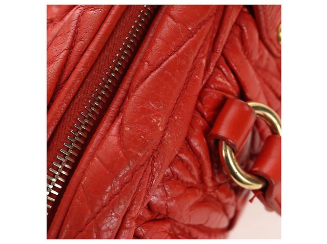 Miu Miu Coffer Convertible Satchel Matelasse Leder Medium - Ansicht 7