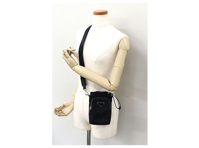 Bolsa de Ombro Prada 2ZH155 Capa para Smartphone em Re-Nylon - vista 3