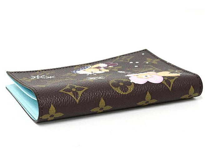 Custodia passaporto Louis Vuitton Monogram Azur - vista 5