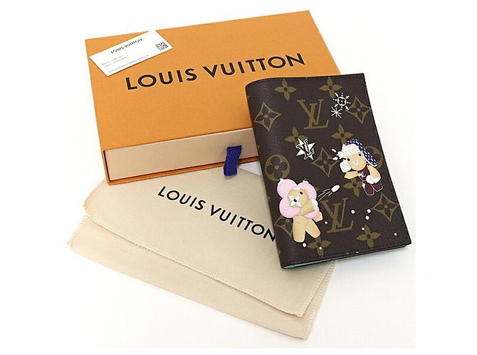 Custodia passaporto Louis Vuitton Monogram Azur - vista 6