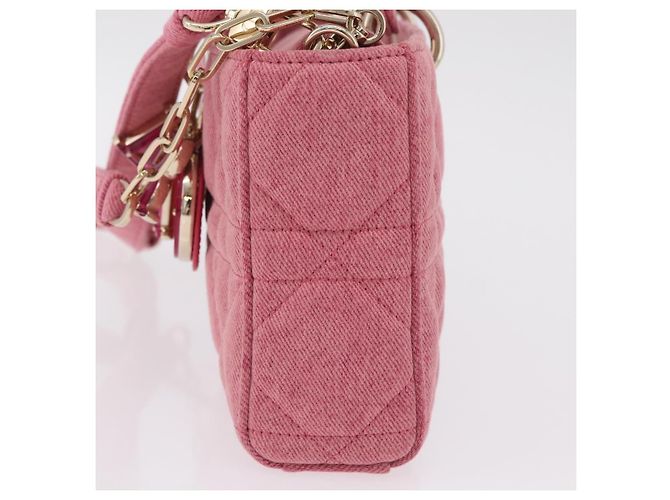Christian Dior Lady D-Joy Macrocannage Quilt Denim Medium - Ansicht 3