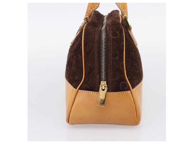 Céline Celine C Macadam Scamosciato e Pelle - vista 3