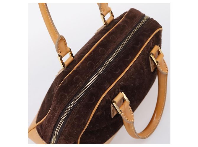 Céline Celine C Macadam Scamosciato e Pelle - vista 6