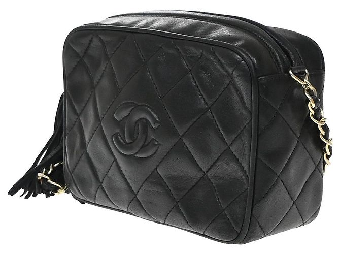 Chanel Vintage Camera Tassel Quilted Leather Mini - Ansicht 2