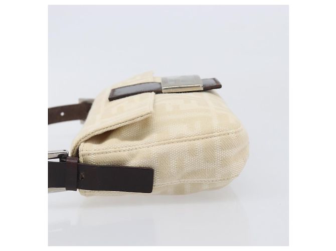 Borsa Fendi Baguette Zucca Canvas Medium - vista 4