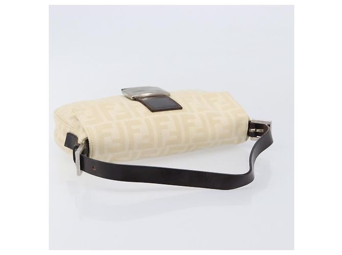 Borsa Fendi Baguette Zucca Canvas Medium - vista 7