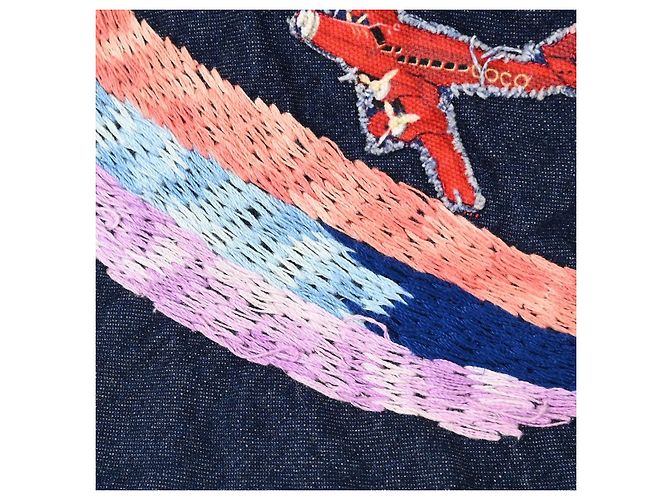 Cappello Bucket Chanel Denim Mood con ricamo Night Flight - vista 3