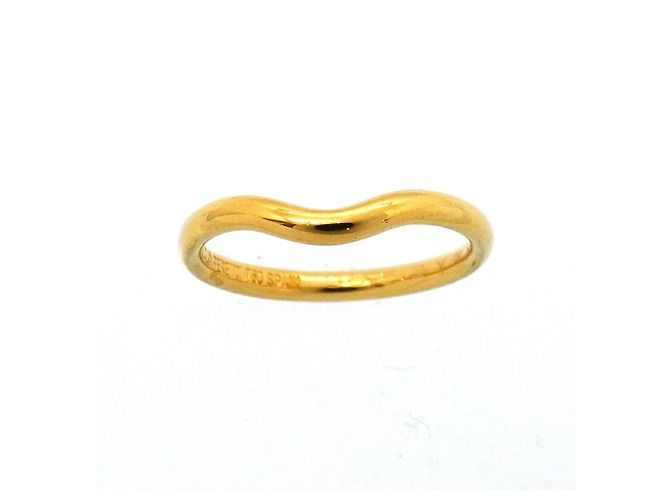 Autre Marque Tiffany & Co. Curved Band Ring in 18K Gelbgold - Ansicht 2
