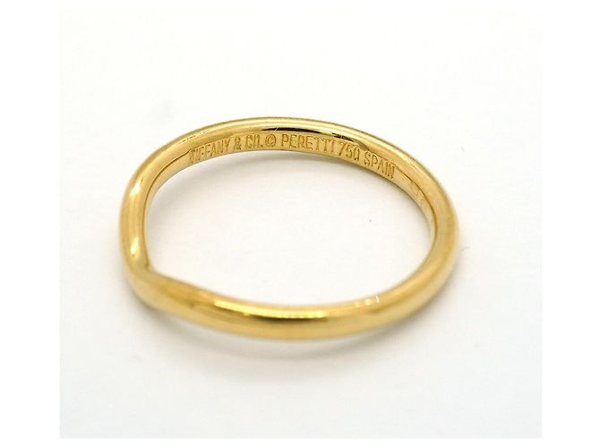 Autre Marque Tiffany & Co. Curved Band Ring in 18K Gelbgold - Ansicht 4