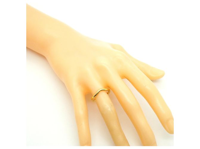 Autre Marque Tiffany & Co. Curved Band Ring in 18K Gelbgold - Ansicht 7