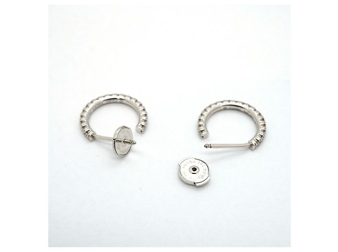 Orecchini Cartier Etincelle de SM in oro bianco 18K e diamanti - vista 3
