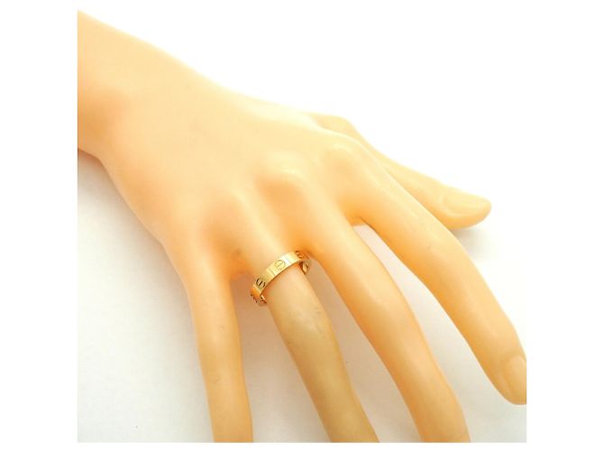 Anello Mini Love Cartier in oro giallo 18K - vista 6