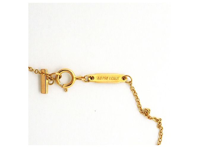 Autre Marque Collar Tiffany & Co. T Smile Mini en oro amarillo de 18K - vista 5