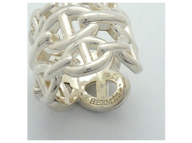 Ring Hermès Anillo Hermes Enchainée Chaine d'Ancre en Plata de Ley 925 - vista 4