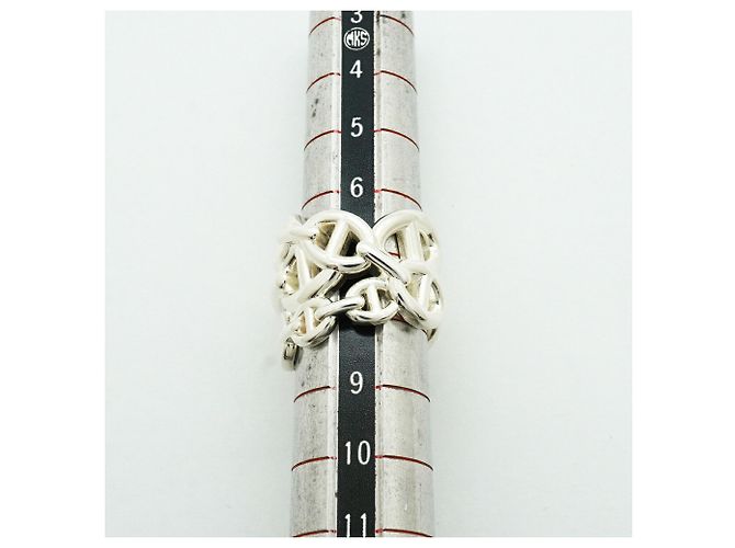 Ring Hermès Anillo Hermes Enchainée Chaine d'Ancre en Plata de Ley 925 - vista 7