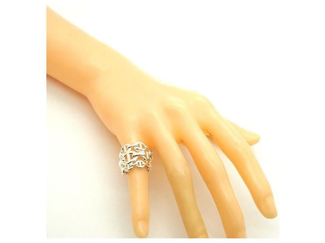 Ring Hermès Anillo Hermes Enchainée Chaine d'Ancre en Plata de Ley 925 - vista 8