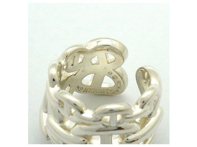 Ring Hermès Anillo Hermes Enchainée Chaine d'Ancre en Plata de Ley 925 - vista 9
