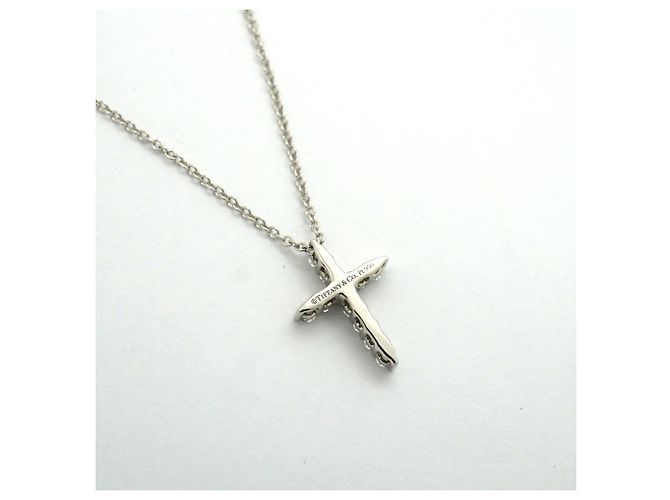 Autre Marque Tiffany & Co. Small Kreuz-Halskette - Ansicht 2