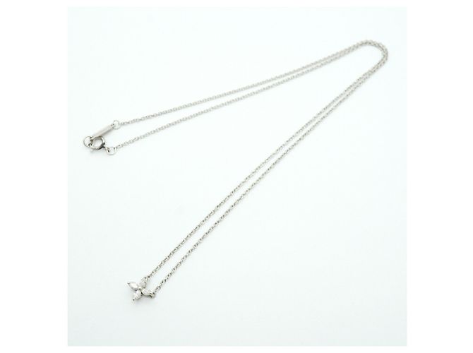 Autre Marque Collana Tiffany & Co. Victoria Mini in platino - vista 3