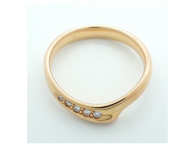 Autre Marque Anello Fascia Cuore Tiffany & Co. in Oro Rosa 18K - vista 3