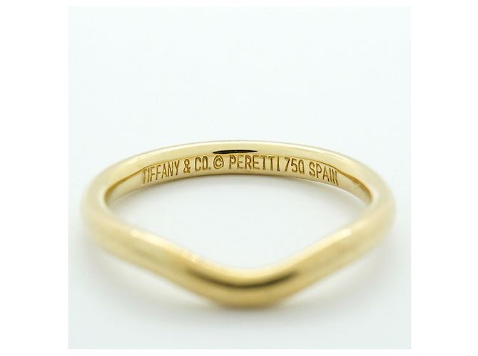 Autre Marque Anello Fascia Curva Tiffany & Co. in Oro Giallo 18K - vista 4