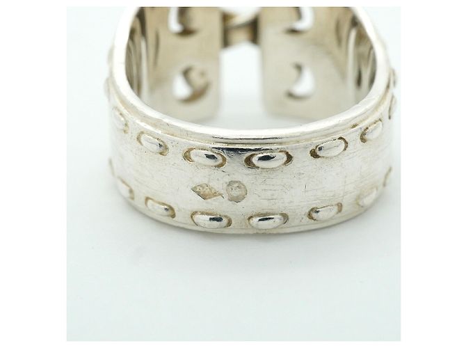 Ring Hermès Anello a Fascia Hermes Silver 925 - vista 5