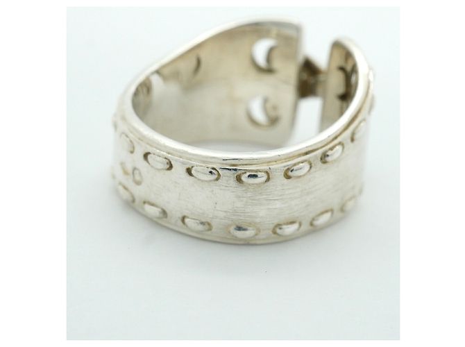 Ring Hermès Anello a Fascia Hermes Silver 925 - vista 8