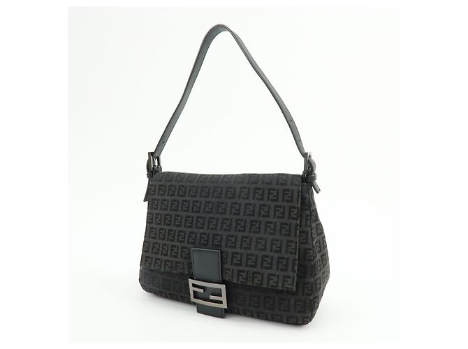 Fendi Zucchino Canvas Mamma Baguette Canvas Medium - vue 3