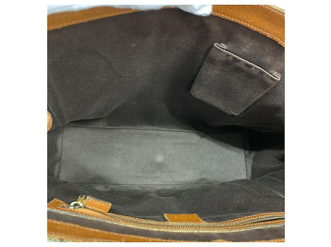Gucci Shopper Bag aus braunem Canvas - Ansicht 4