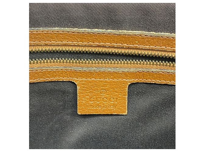 Gucci Shopper Bag aus braunem Canvas - Ansicht 5