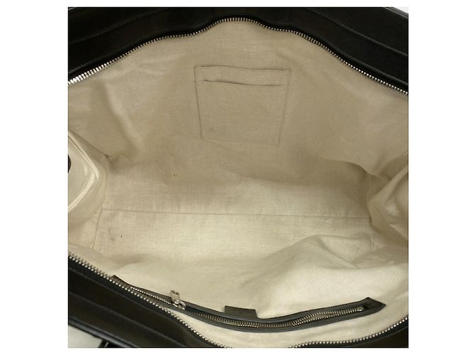 Borsa Tote Gucci in pelle nera - vista 4
