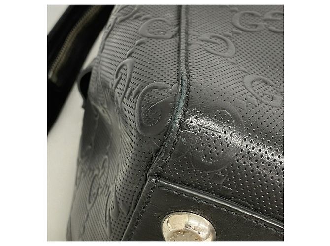 Borsa Tote Gucci in pelle nera - vista 6