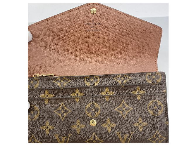 Louis Vuitton Monogram Portefeuille Sarah Long Wallet - vista 8