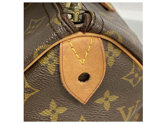 Sac à main Louis Vuitton Monogram Speedy 30 - vue 10