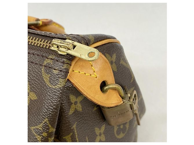 Sac à main Louis Vuitton Monogram Speedy 25 - vue 8