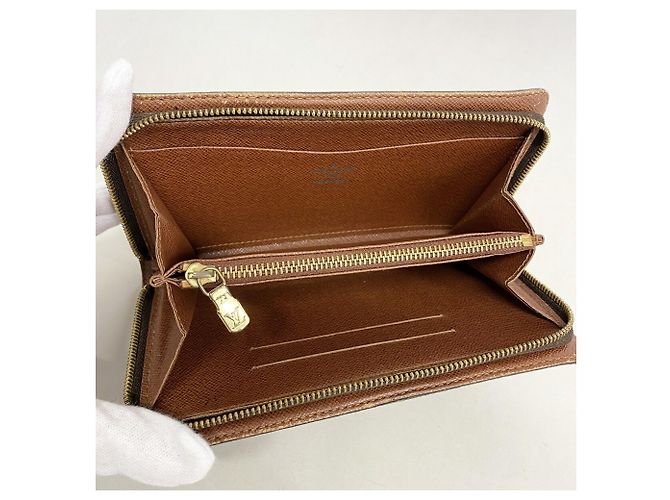 Cartera larga Louis Vuitton Monogram marrón - vista 3