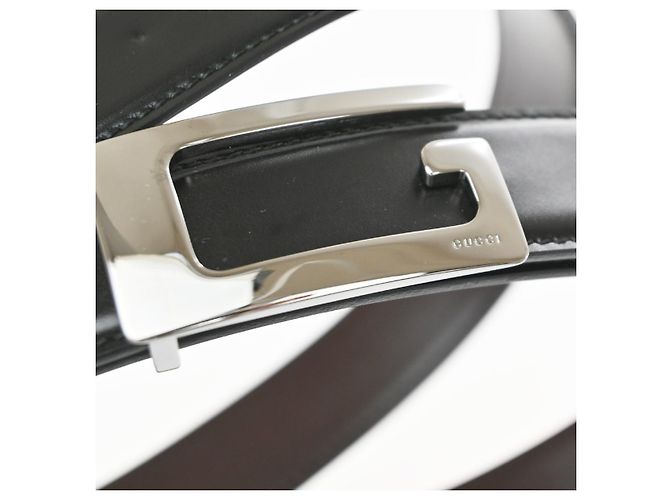 Gucci G Buckle Belt Leather Thin Gürtel - Ansicht 5