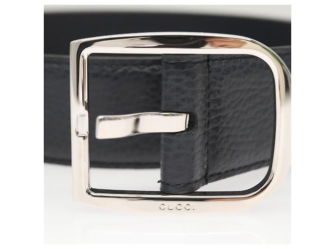Gucci Gürtel aus Leder mit Schnalle - Ansicht 6