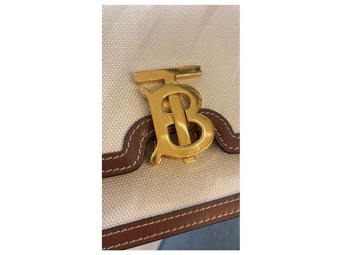 Borsa a tracolla Burberry TB Canvas Small - vista 6