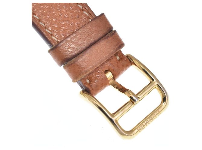Hermès Hermes Heure H Quartz Metallo Placcato e Pelle 21 - vista 7