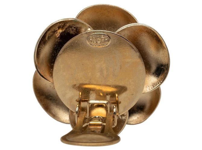 Boucles d'oreilles Chanel Coco Mark Camellia - vue 3