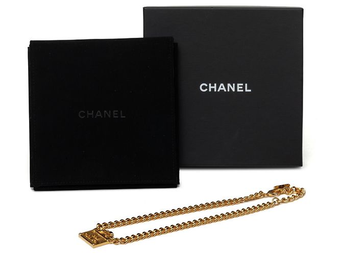 Colar de corrente Chanel Coco Mark Rue Cambon - vista 7