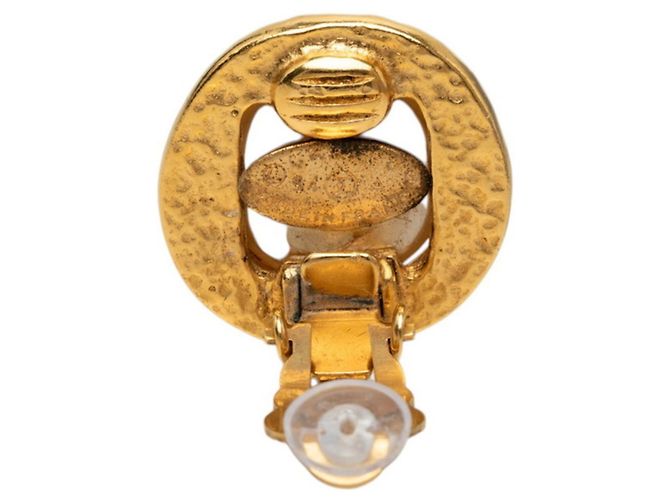 Timeless Orecchini a clip vintage Chanel Coco Mark - vista 3