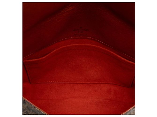 Borsa a tracolla Louis Vuitton Damier Musette Tango Long - vista 4